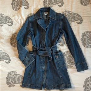 Loft Denim Shirt Dress Sz 6